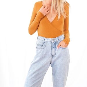 American Apparel Long Sleeve Bodysuit